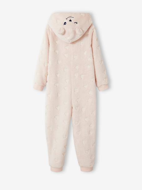 Glow-in-the-Dark Bear Onesie Pyjama rose 