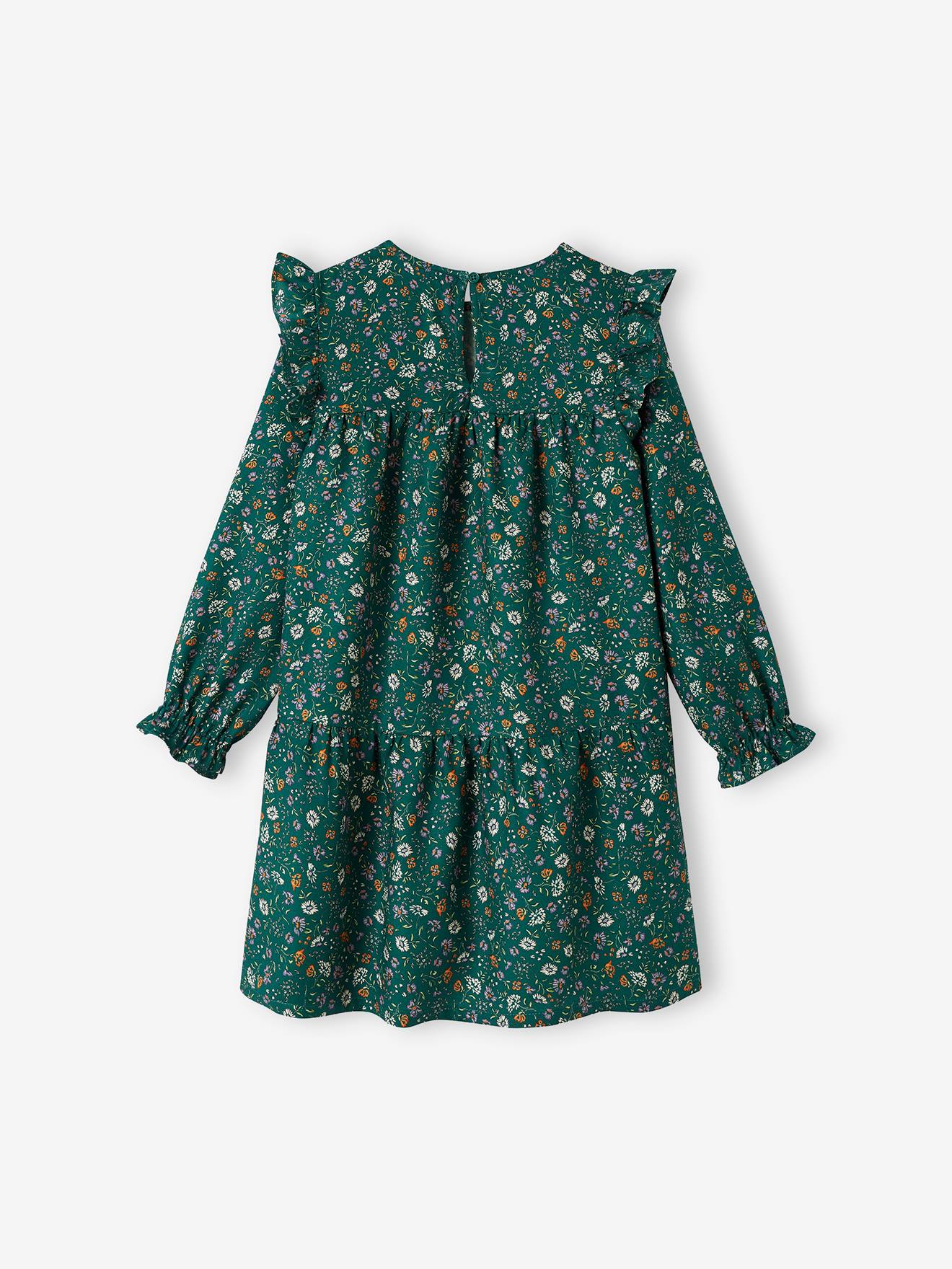 Girls floral best sale print dress