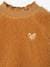 Sherpa Sweatshirt with Fancy Trims for Girls caramel 