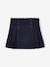 Pleated Skirt for Girls brown+navy blue 