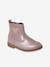 Leather Boots for Girls, Designed for Autonomy bronze+rose 