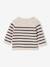 Striped Jumper in Cotton for Babies marl beige 