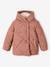 Padded Coat with Hood & Sherpa Lining for Girls blush 