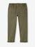 Worker Trousers, Easy to Slip On, for Boys BEIGE MEDIUM SOLID WITH DECOR+lichen+night blue 