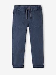 Boys-Trousers-Worker Trousers, Easy to Slip On, for Boys