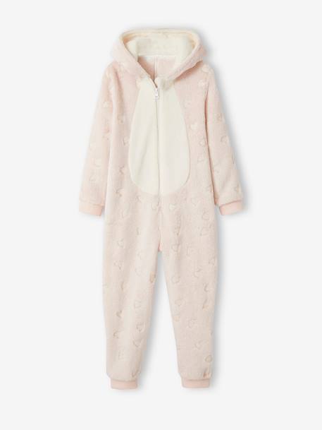 Glow-in-the-Dark Bear Onesie Pyjama rose 