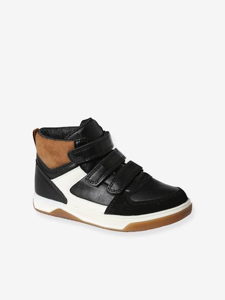 High-Top Hook&Loop Trainers for Children black 