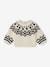 Jacquard Knit Jumper for Babies marl beige 