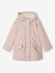 Raincoat with Sherpa Lining for Girls