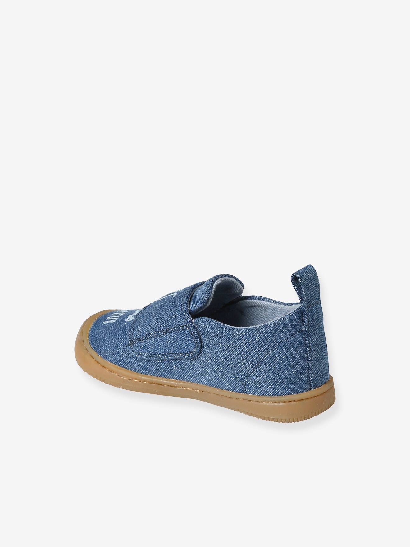 Slip on hot sale denim shoes