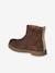 Leather Boots for Girls, Designed for Autonomy bronze+rose 