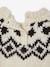 Jacquard Knit Jumper for Babies marl beige 