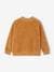 Sherpa Sweatshirt with Fancy Trims for Girls caramel 