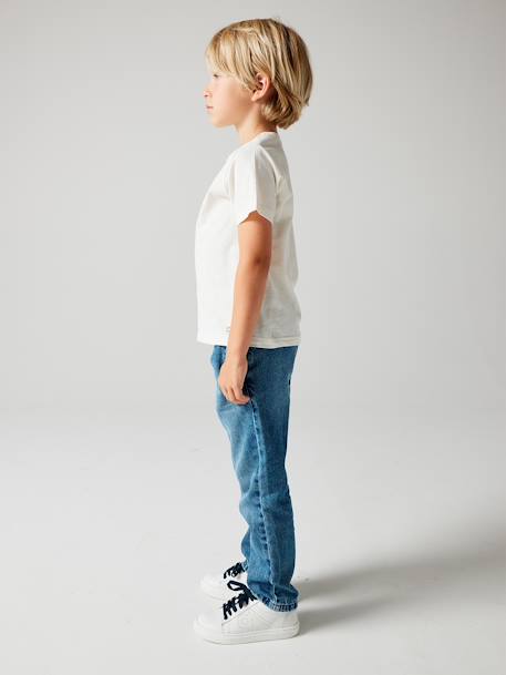 Wide Easy to Slip On Jeans for Boys bleached denim+brut denim+denim grey+stone 