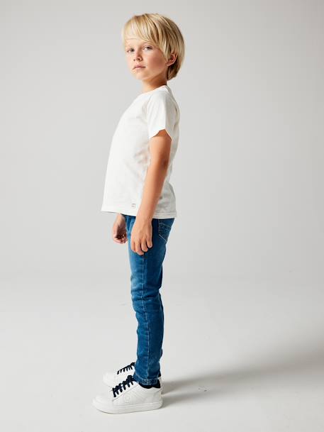 NARROW Hip, MorphologiK Slim Leg Waterless Jeans, for Boys Dark Blue+Dark Grey+Denim Blue+double stone 