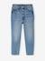 MEDIUM Hip Morphologik Mom Fit Jeans for Girls denim blue+double stone+stone 