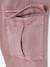 Easy-to-Slip-On Cargo Trousers for Girls mauve+pearly grey 