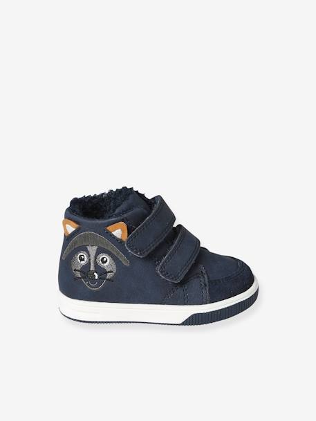 Hook-and-Loop High-Top Trainers for Babies blue 