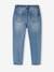 MEDIUM Hip Morphologik Mom Fit Jeans for Girls denim blue+double stone+stone 