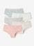 Pack of 5 Flower Shorties for Girls rosy 