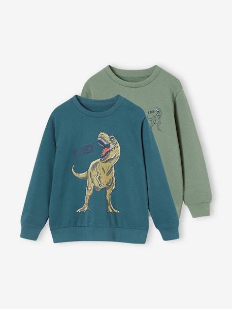 Pack of 2 BMX Sweatshirts for Boys night blue 