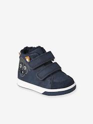 Shoes-Baby Footwear-Baby Boy Walking-Hook-and-Loop High-Top Trainers for Babies