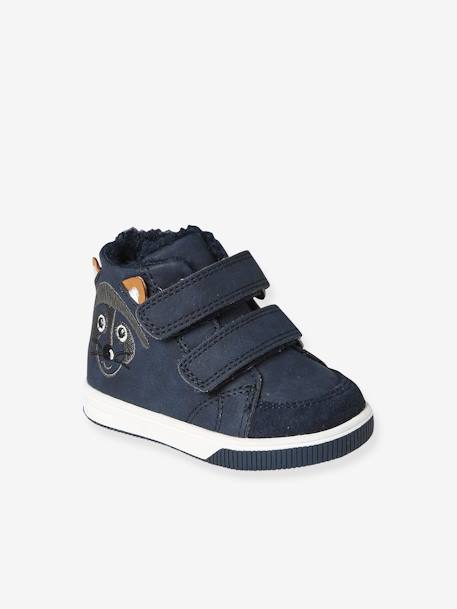 Hook-and-Loop High-Top Trainers for Babies blue 