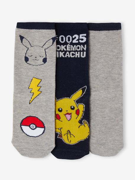 Pack of 3 Pairs of Socks, Pokemon® navy blue 