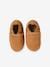 Supple Leather Shoes with Elastic, for Babies chocolate 