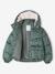 Printed Jacket with Hood & Polar Fleece Lining for Girls printed brown+printed green 