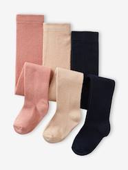 -Pack of 3 Knitted Tights for Babies