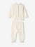 Pack of 2 Heart Sleepsuits in Interlock Fabric for Babies ecru 