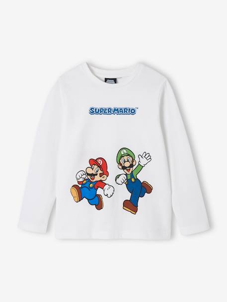 Long Sleeve Mario & Luigi® Top for Boys white 