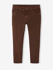 Boys-WIDE Hip, MorphologiK Slim Leg Coloured Trousers, for Boys