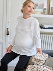 Maternity-Blouse with Broderie Anglaise Ruffles for Maternity