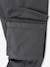 NARROW Hip Morphologik Cargo Trousers, Pull-Ons, for Boys bronze+slate grey 