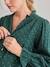 Cotton Gauze Blouse, Maternity & Nursing Special ecru+fir green 