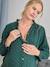Cotton Gauze Blouse, Maternity & Nursing Special ecru+fir green 