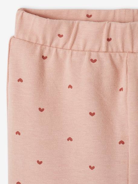 Pack of 2 Leggings for Babies rosy 