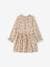 Floral Cotton Gauze Dress for Girls printed beige 