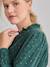 Cotton Gauze Blouse, Maternity & Nursing Special ecru+fir green 