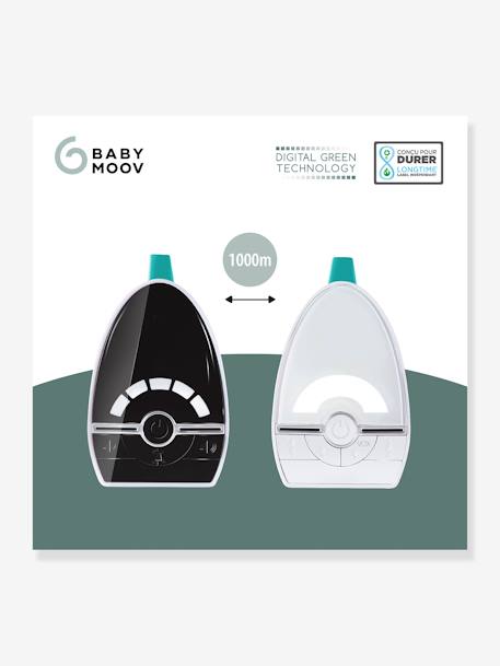 Easy Care Audio Monitor, 1,000 m range, by BABYMOOV White 