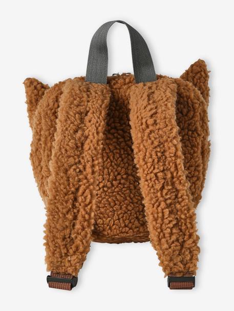 Fox Backpack in Sherpa, for Children ginger 