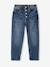 MEDIUM Hip Morphologik Mom Fit Jeans for Girls denim blue+double stone+stone 