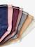 Pack of 7 Pairs of Socks in Lurex for Girls apricot+old rose+rose 