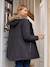 3-in-1 Adaptable Maternity & Post-Maternity Parka anthracite+Dark Blue 