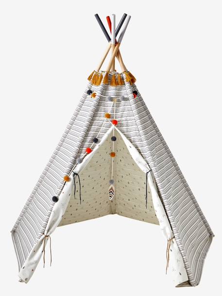 Reversible Tipi - Wood FSC® Certified caramel+Multi 