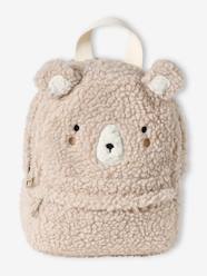 Baby-Accessories-Other Accessories-Bear Backpack in Sherpa, for Children