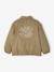 Quilted Jacket with Embroidery on the Back for Girls khaki 