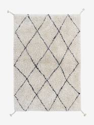 Bedding & Decor-Decoration-Rugs-Washable Cotton Rug, Mini Berbere Black & White - LORENA CANALS